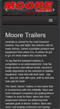 Mobile Screenshot of mooretrailers.com.au